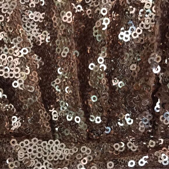 Revelry Bijou Rose Gold Sequins Dress Size 20 C30 - Picture 8 of 12